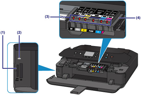キヤノン：PIXUS マニュアル｜MG6700 series｜内部